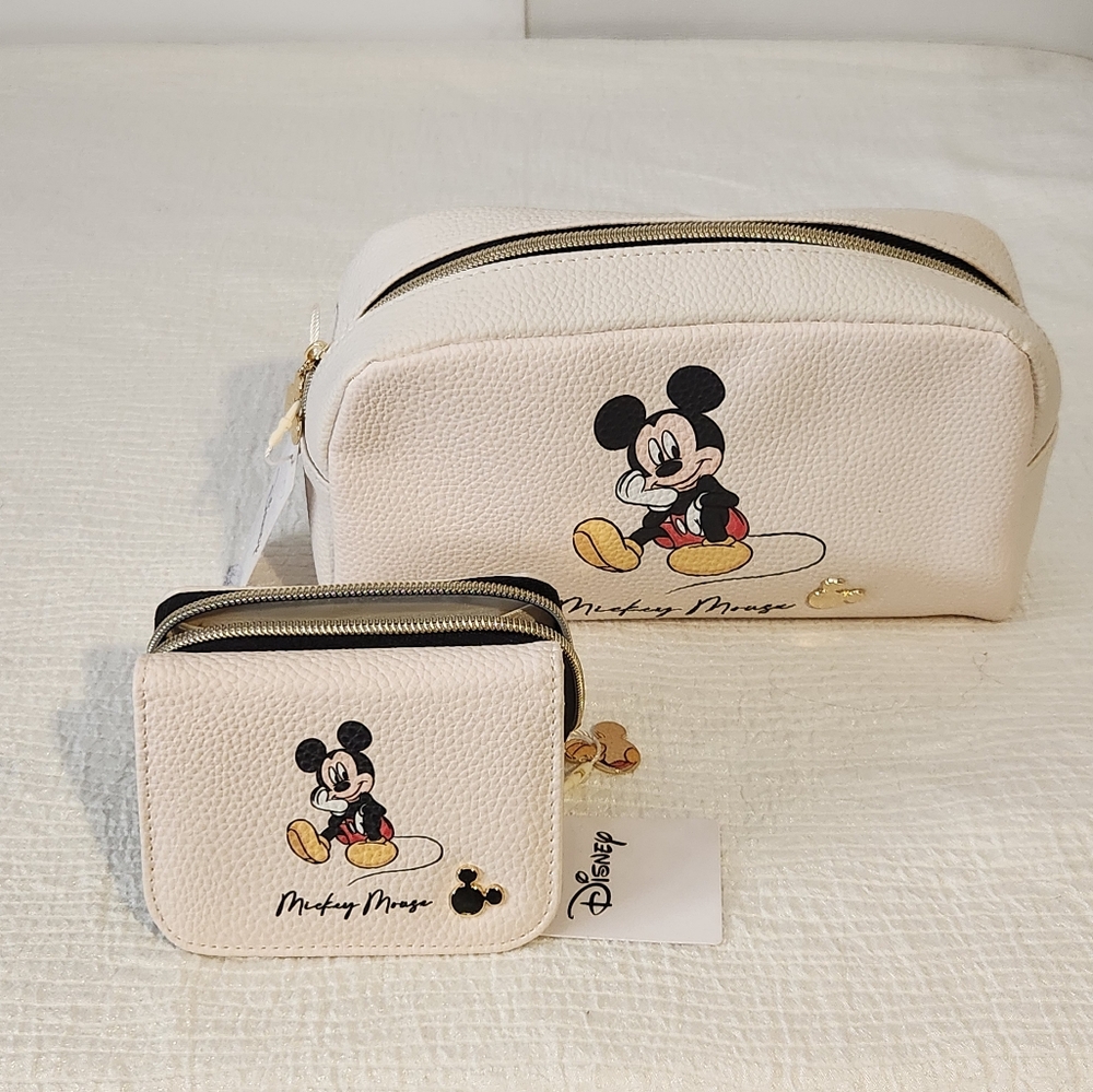 Bundle Mickey Wallet +cosmetic Bag